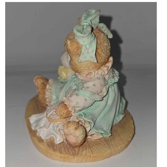 Enesco Calico Cats "Friendship Is Sewn Stitch by Stitch" 627933 - Picture 4 of 5